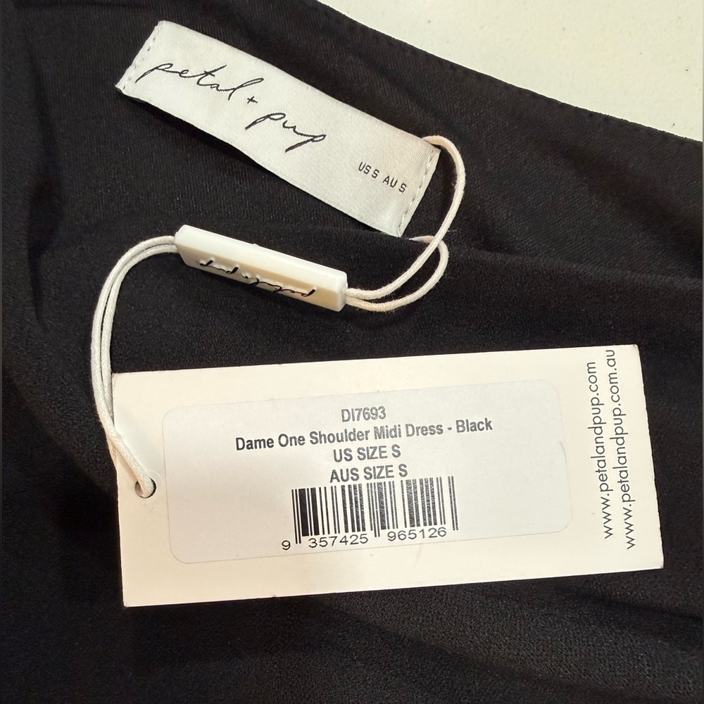 Petal & Pup Dame One Shoulder Midi Dress - Picture 8 of 9